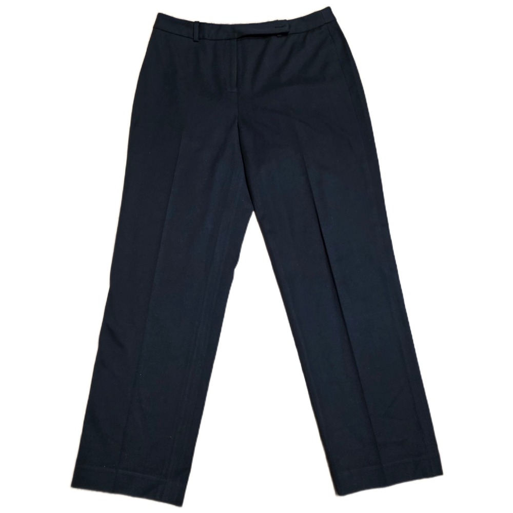 Vintage Talbots Stretch Dress Pants‎ Women's Size 10 Black Straight Leg